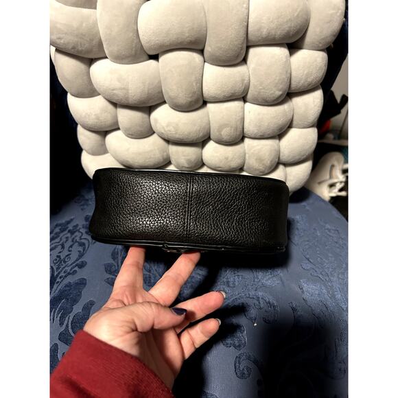 Coach Black Georgie Saddle Bag Crossbody - Picture 6 of 10